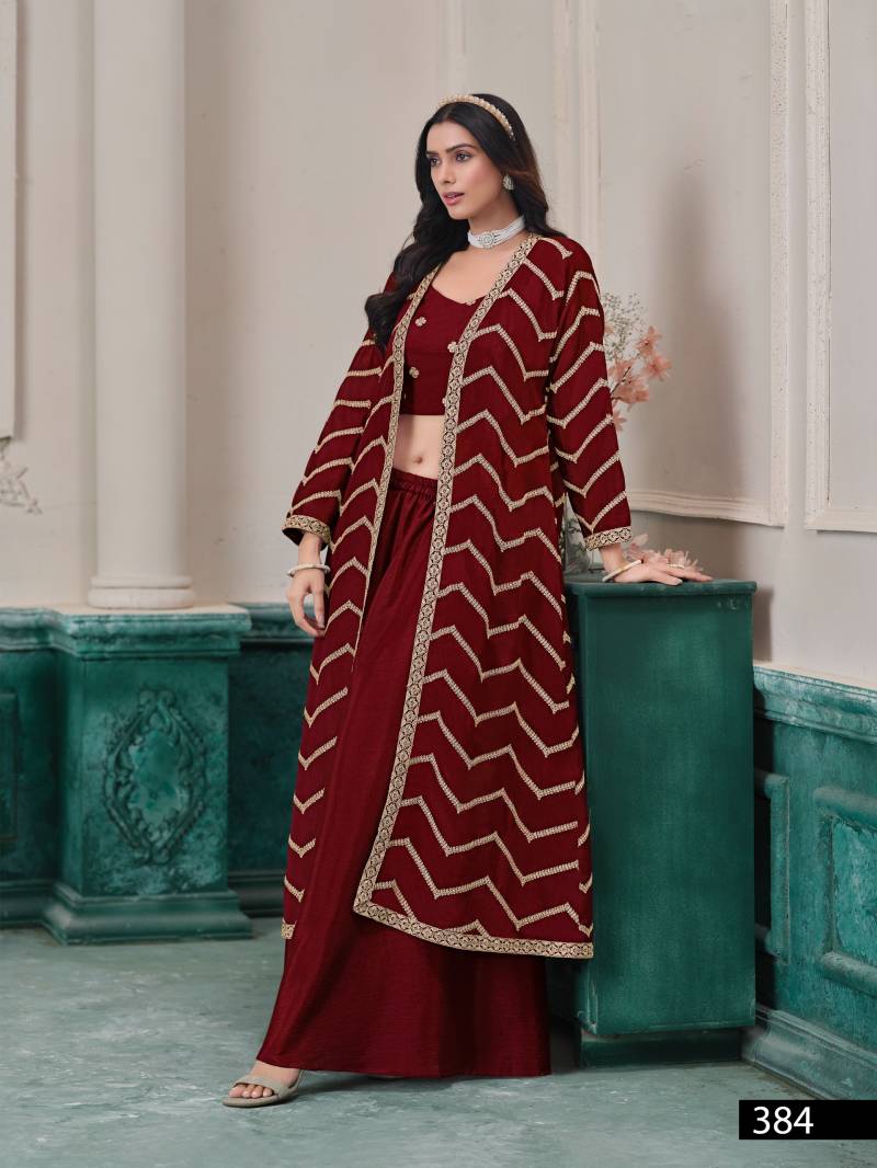 Red Real Modeling Heavy Indo Western