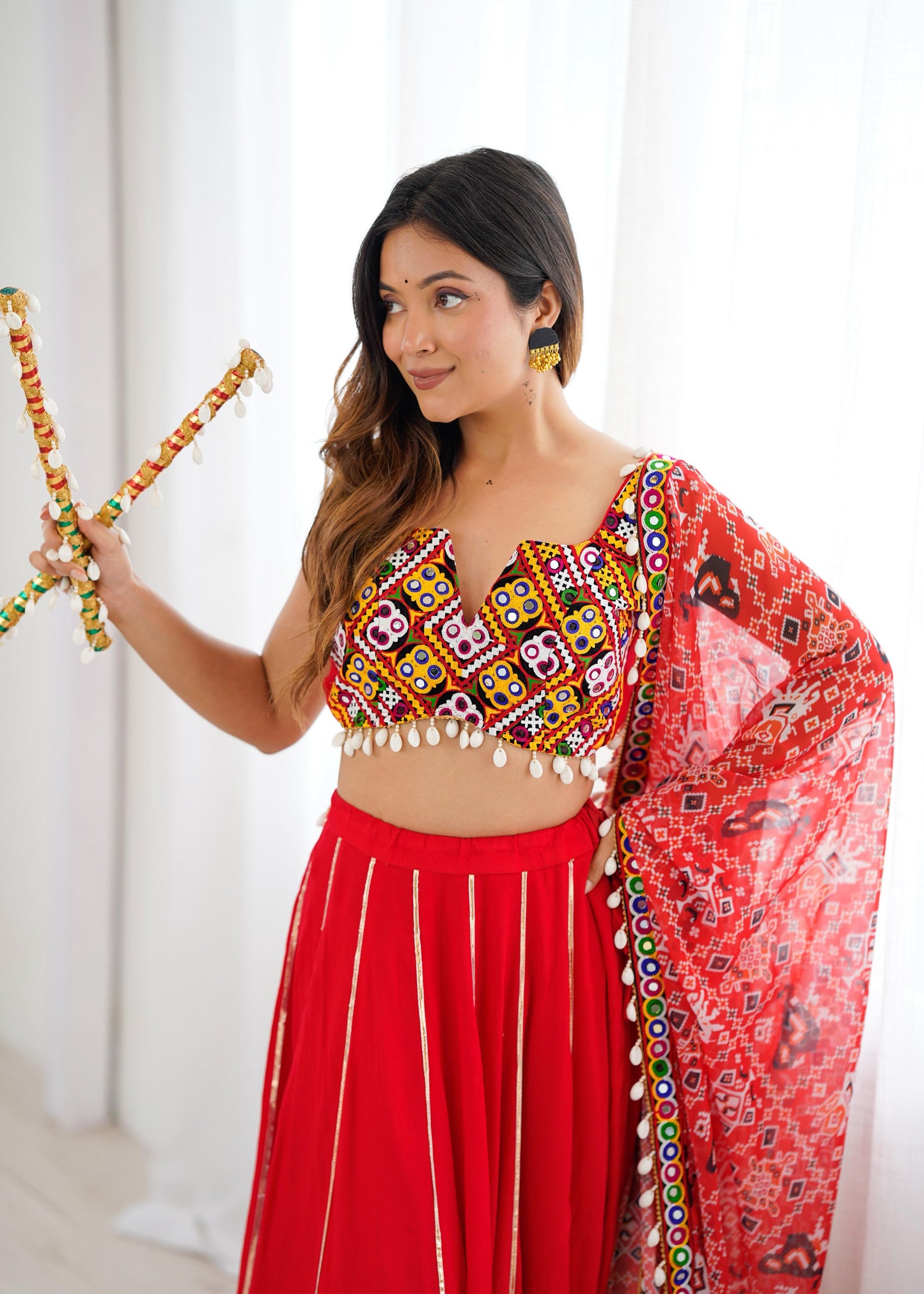 Red Traditional Lehenga Choli