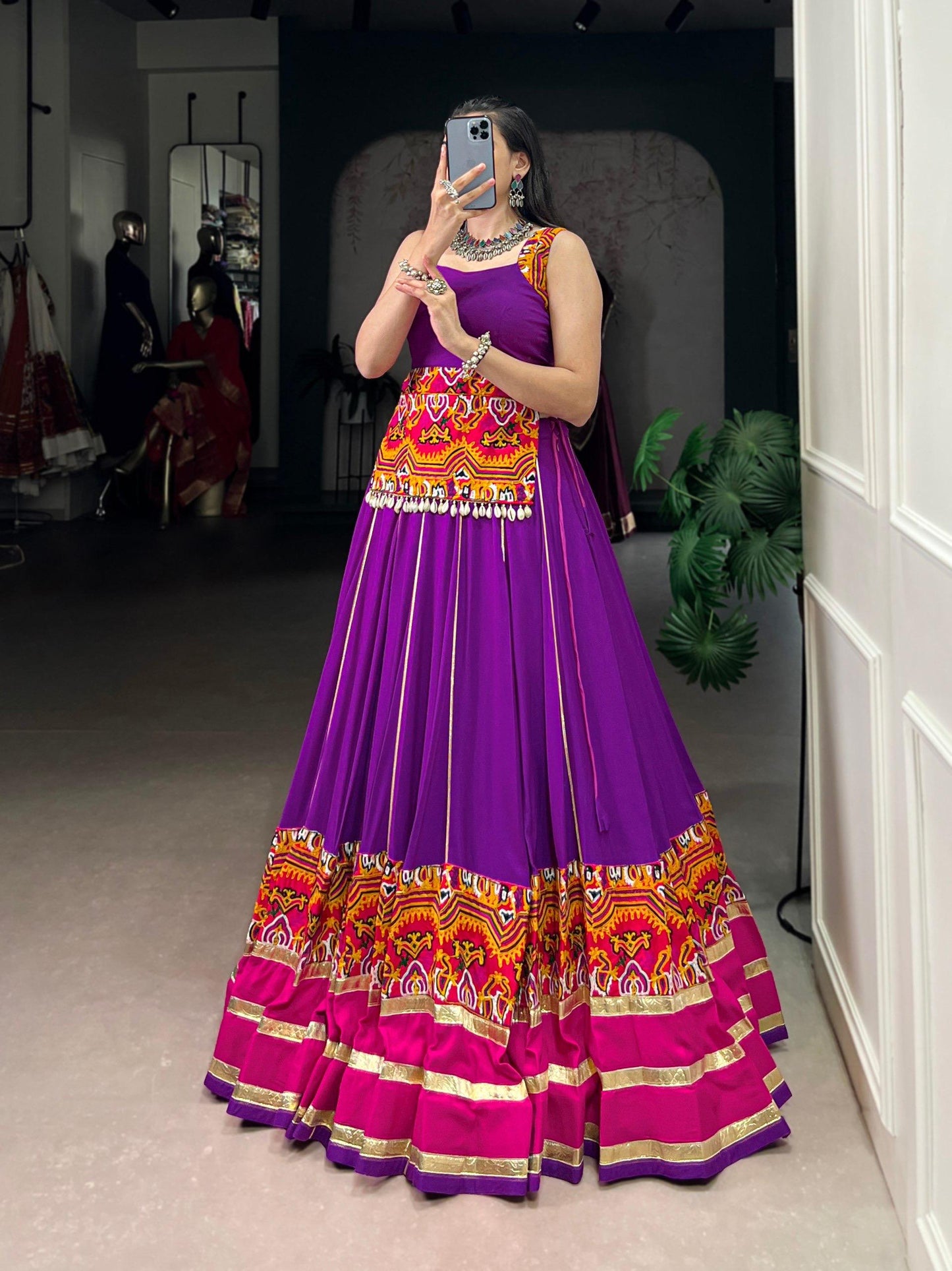 Purple Festive Lehenga Choli