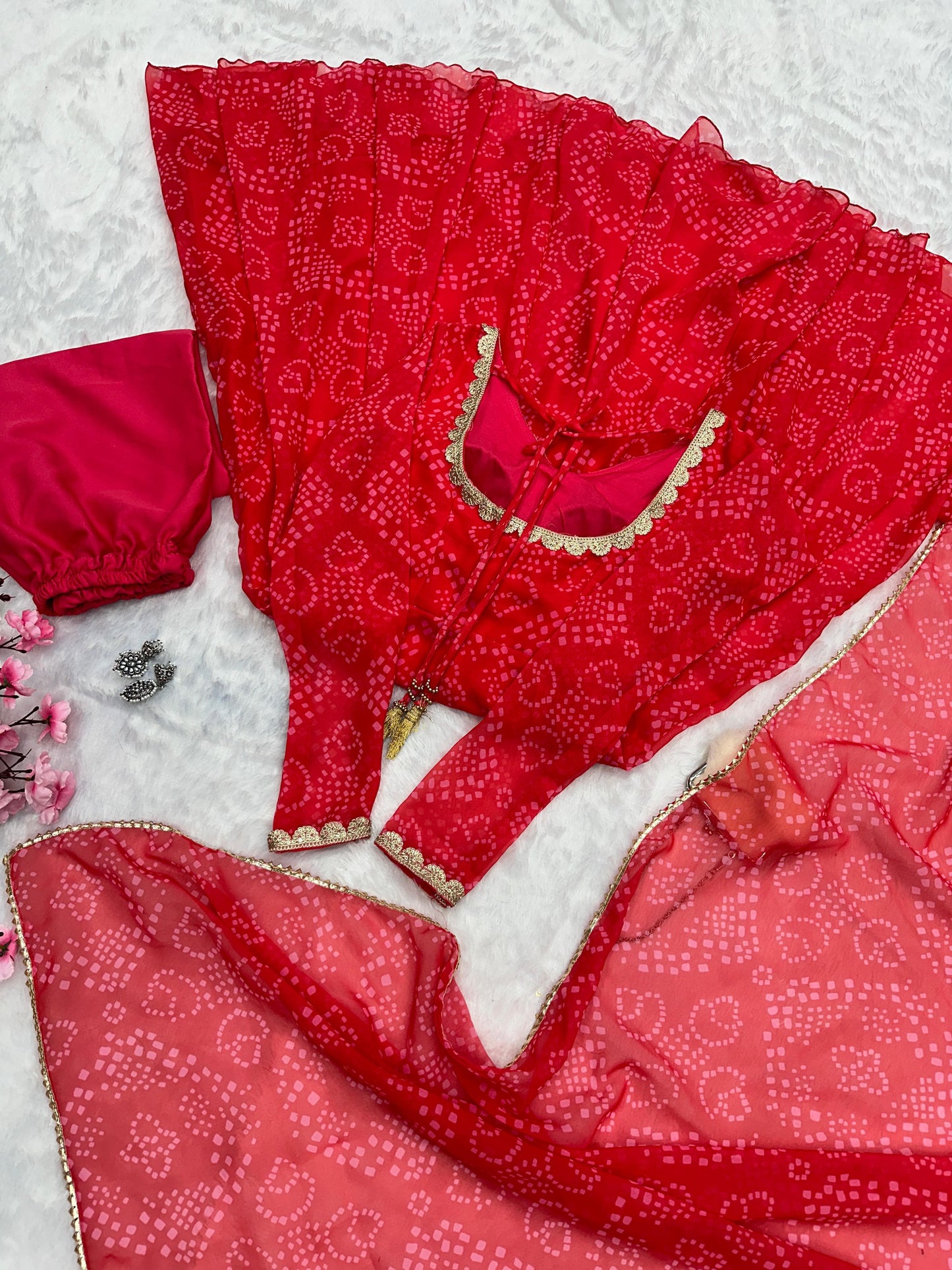 Red Diwali Special Anarkali Suits