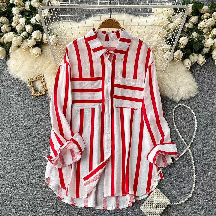 Red Lining Rayon Printed Full Sleeve Shirt