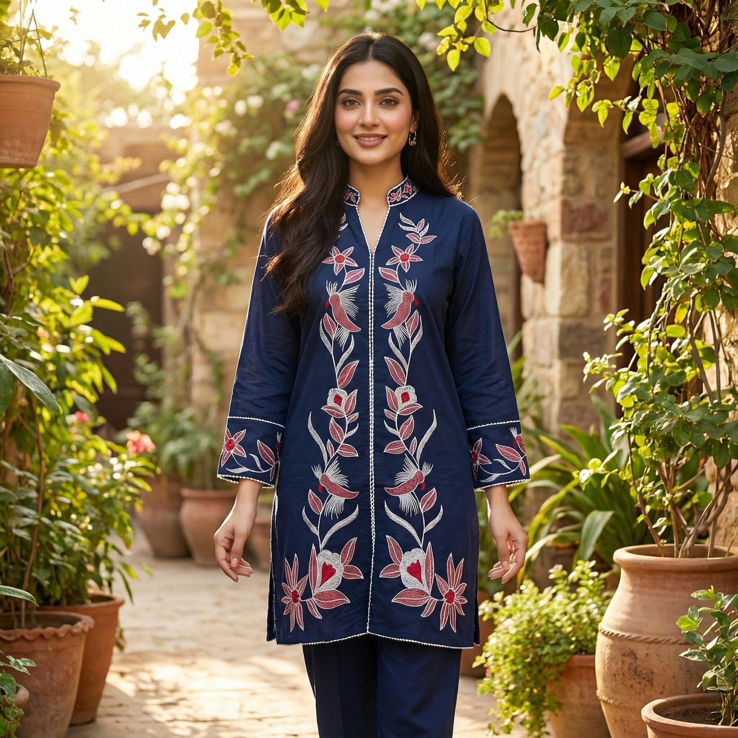 Designer Ethnic Rayon Co-ord Set
