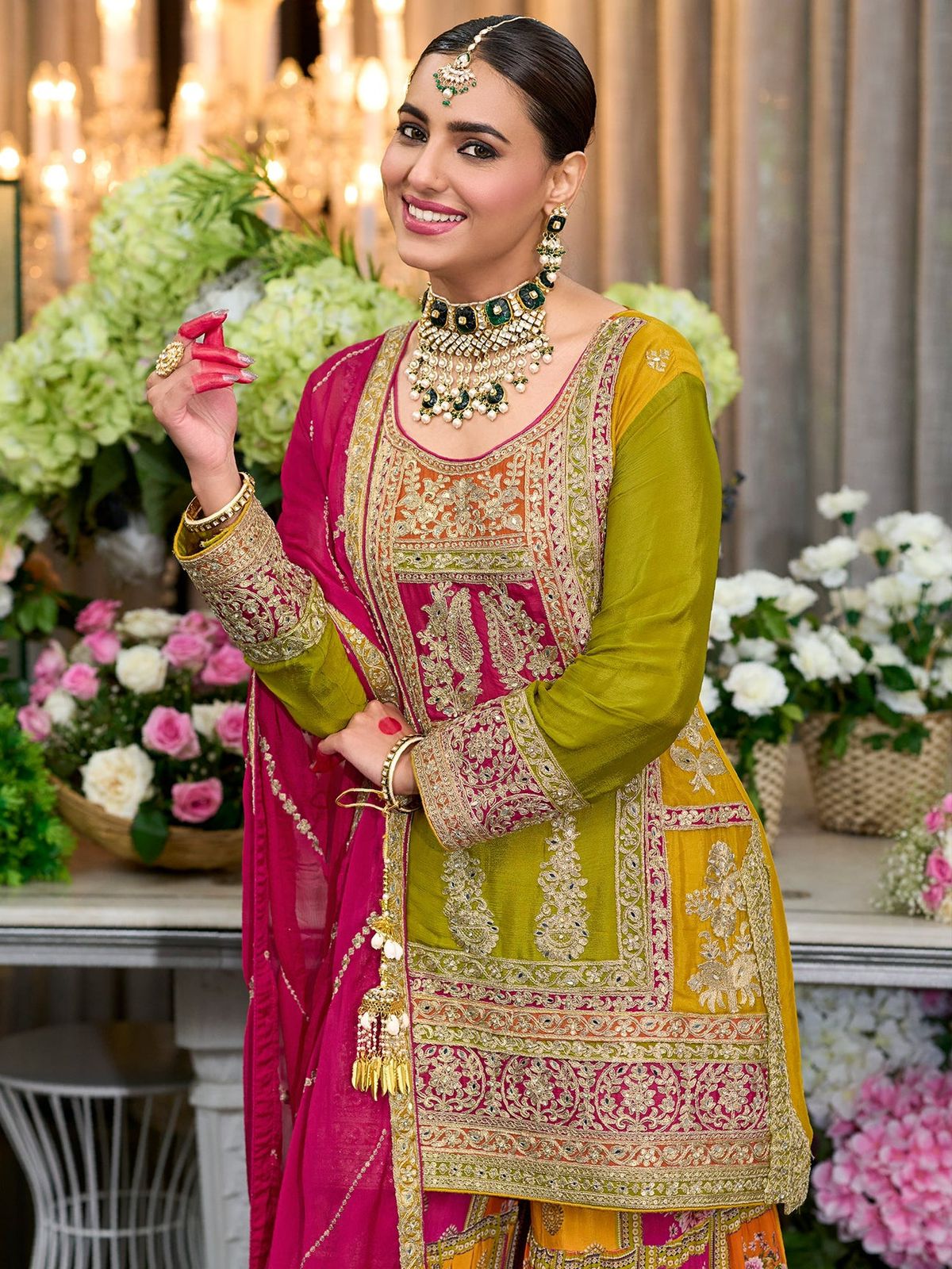 Heavy Pakistani Sharara Suits