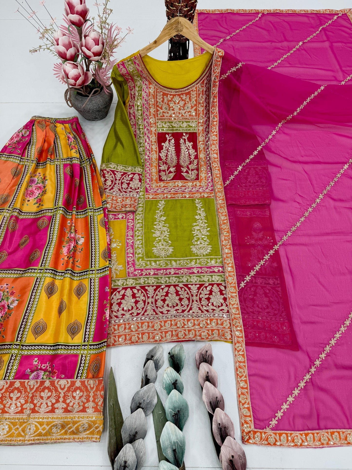 Heavy Pakistani Sharara Suits