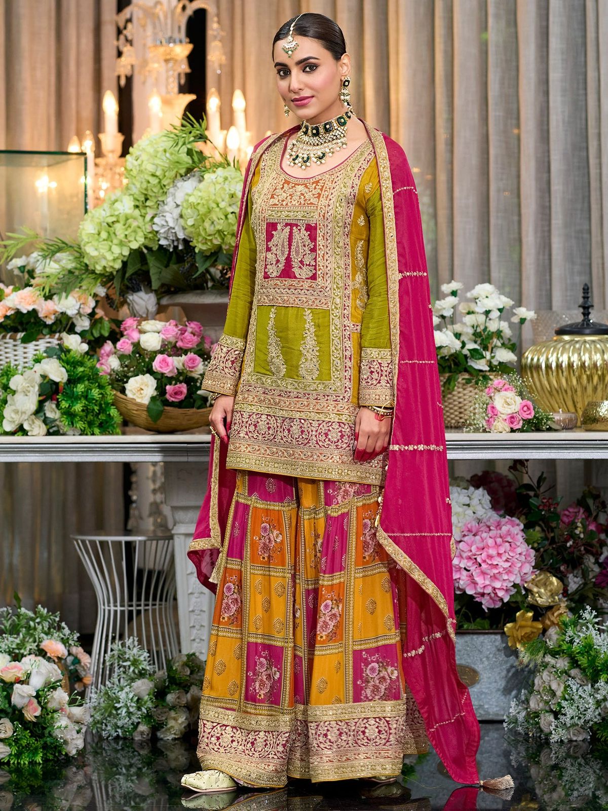 Heavy Pakistani Sharara Suits