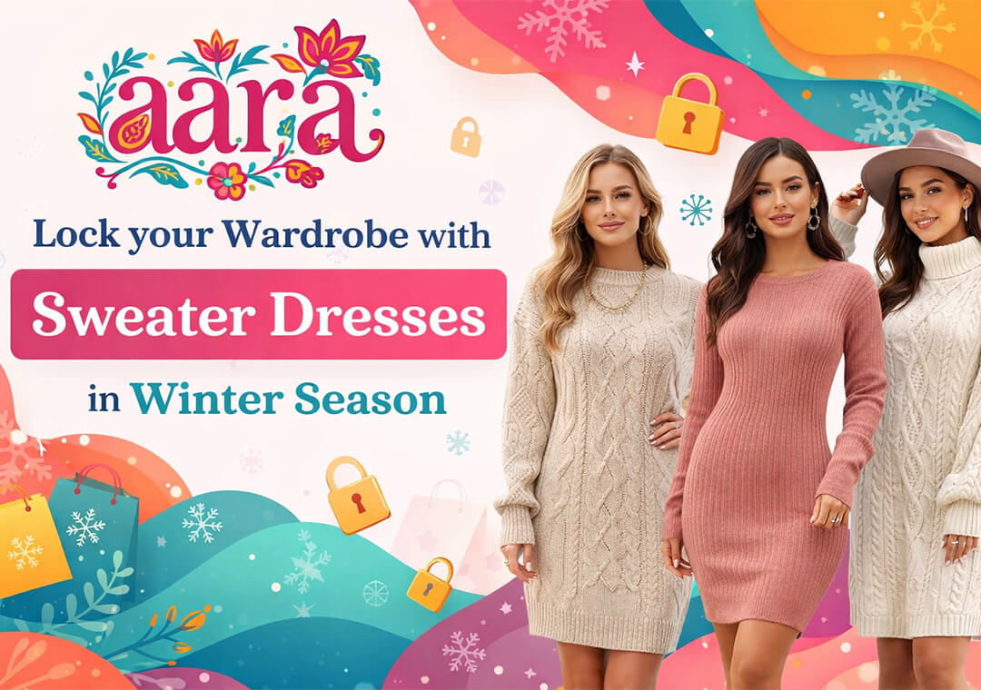 Lock your Wardrobe with Sweater Dresses in Winter Season