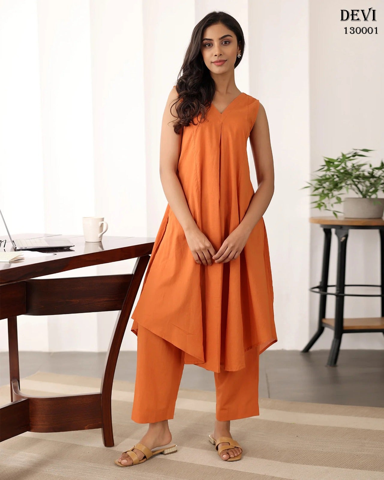 Office Wear  Fully Sttiched Pure Cotton Kurti