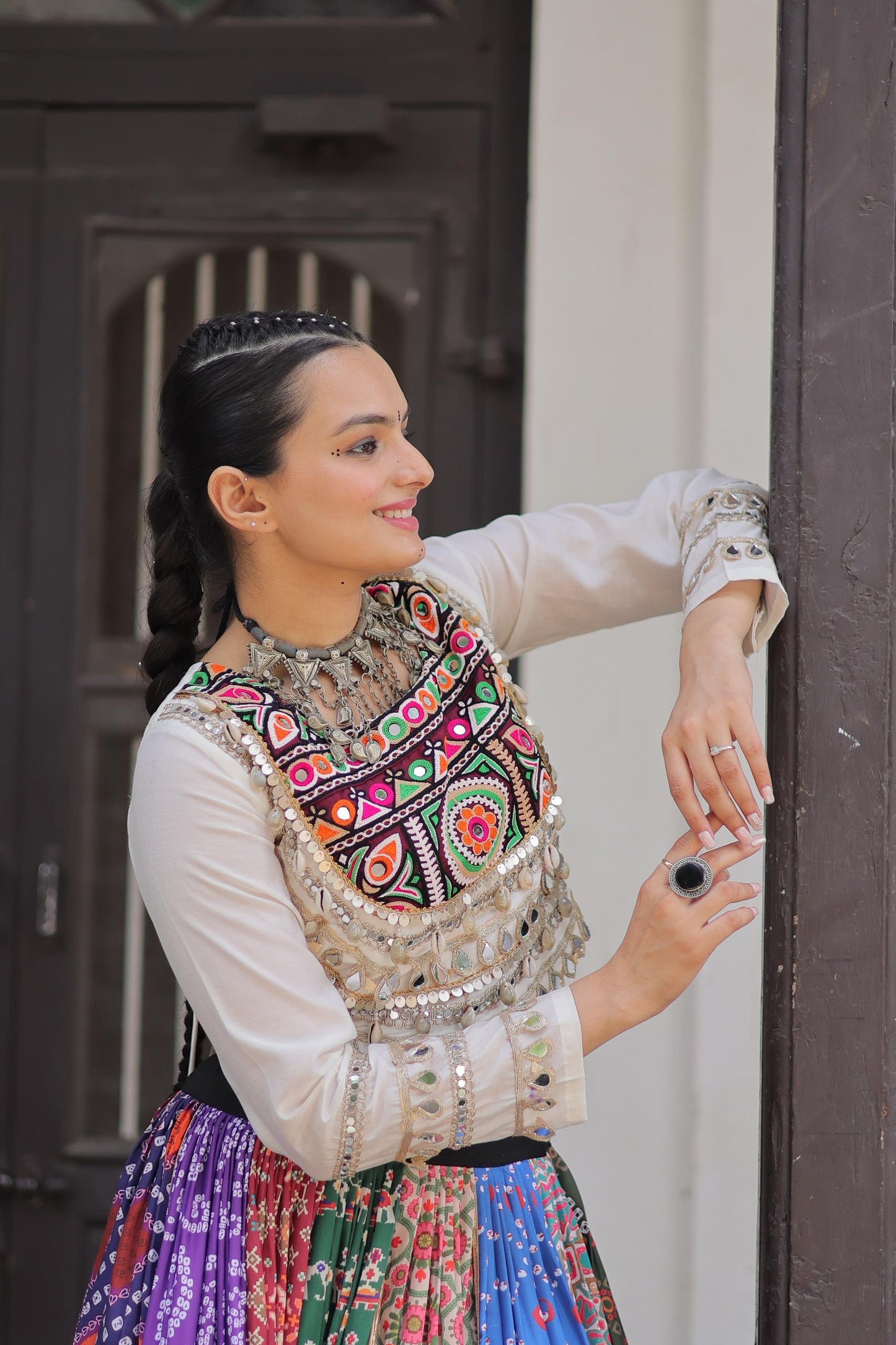 Multicolor Exclusive  Cotton Lehenga
