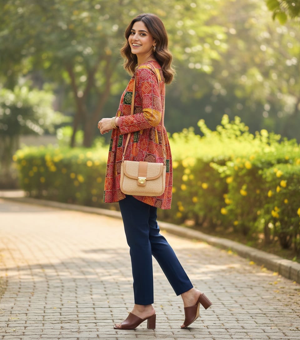 Designer  Rayon Short Top For Women
