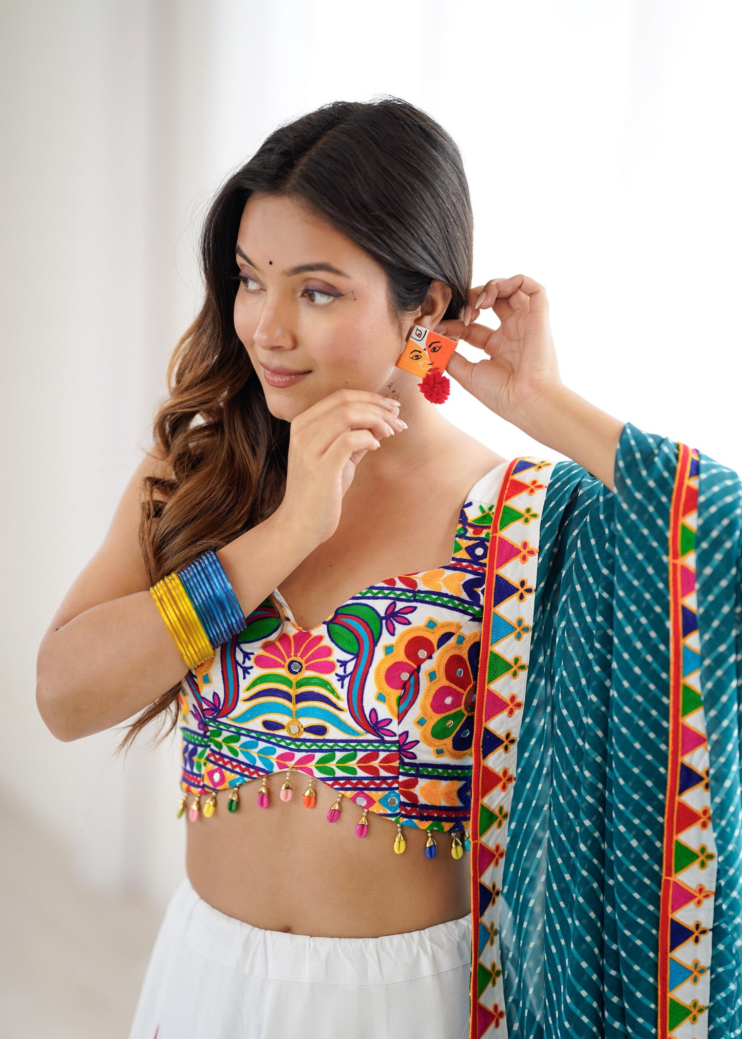 Multicolor Vibrant Navratri Lehenga Choli