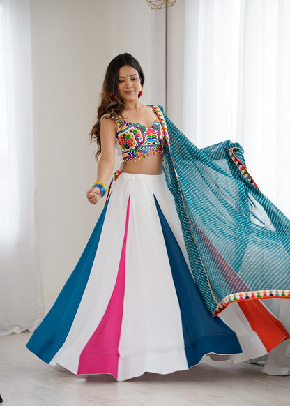 Multicolor Vibrant Navratri Lehenga Choli