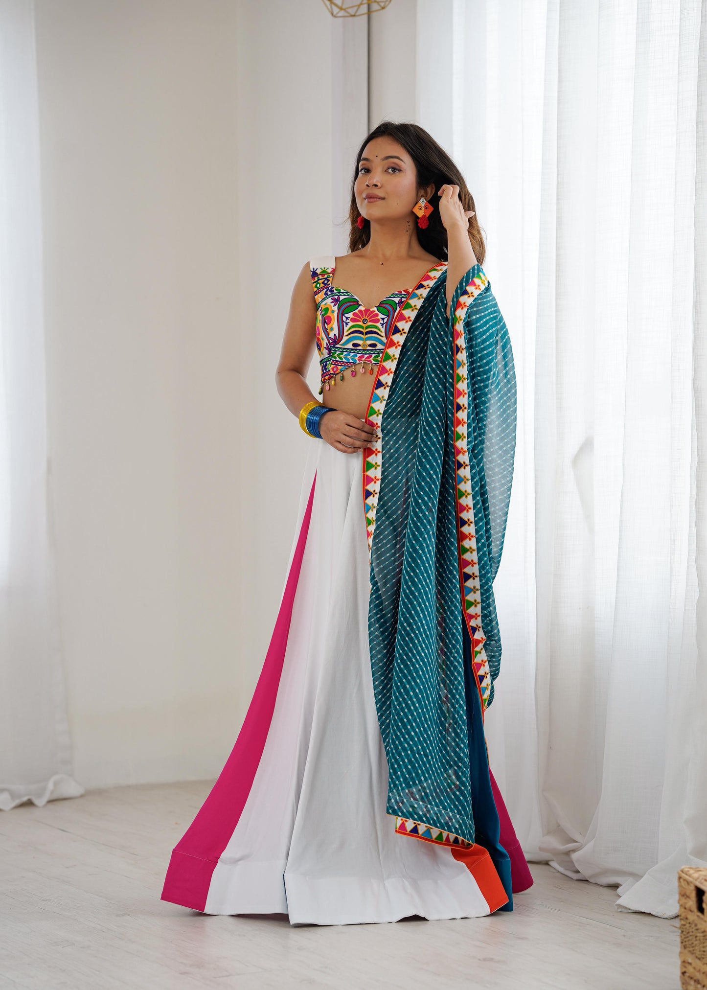 Multicolor Vibrant Navratri Lehenga Choli