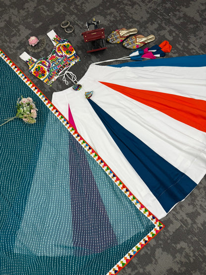 Multicolor Vibrant Navratri Lehenga Choli