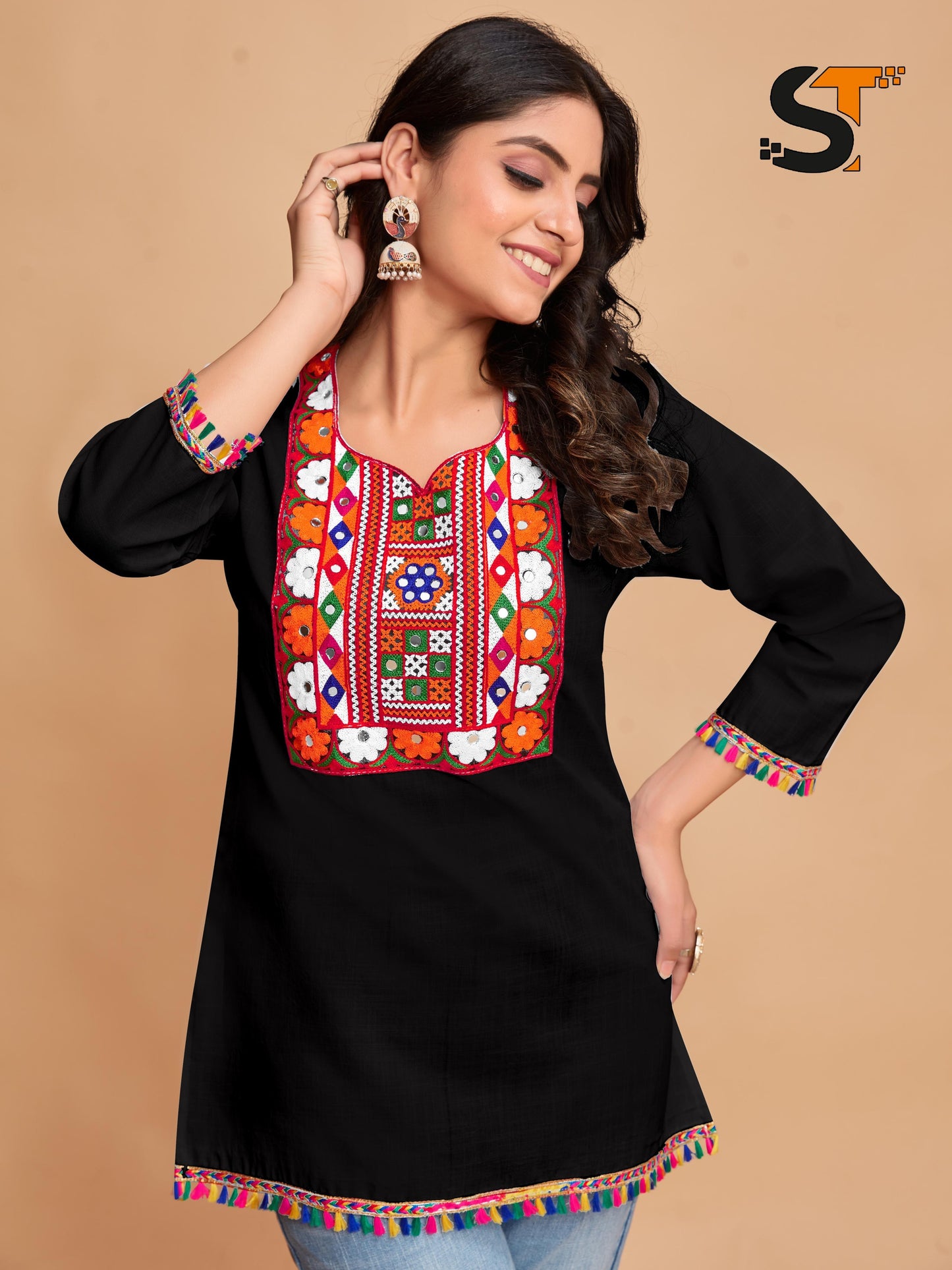 Black Classic Cotton Top
