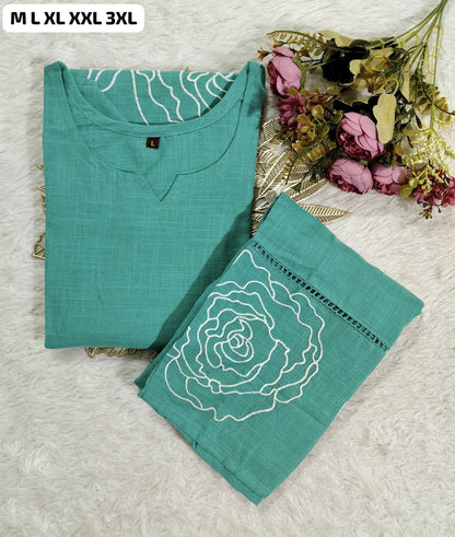 Blue Ready to Wear Cord Set