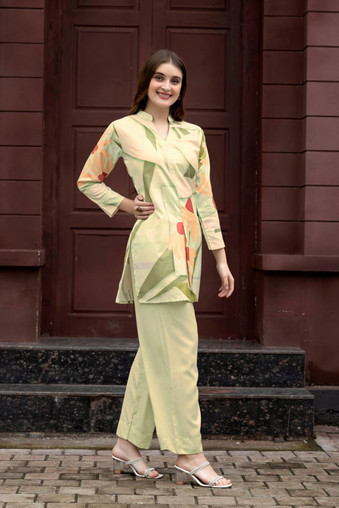 Stylish  Rayon Printed  Co-Ord Set for Casual & Daily Wear