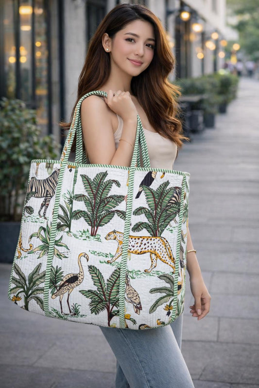Animal Print Tote Bag