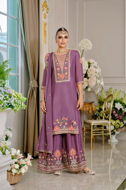 Heavy Chinon Silk Pakistani Suit Set