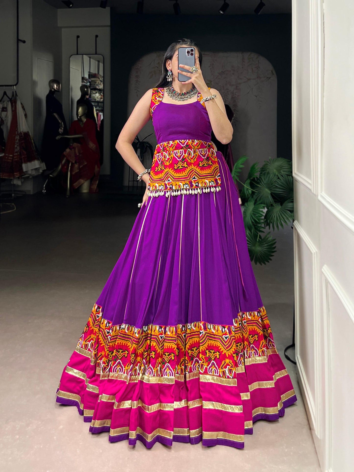 Purple Festive Lehenga Choli