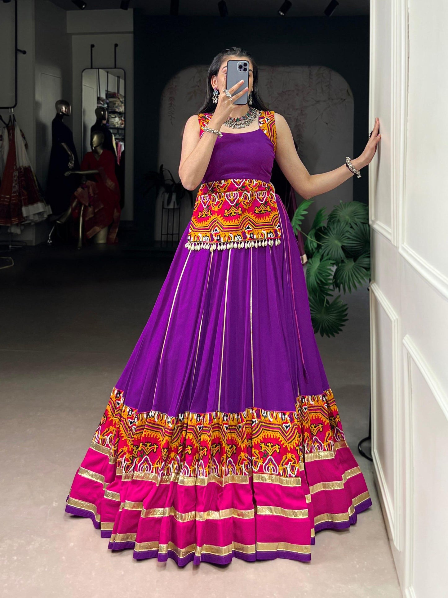 Purple Festive Lehenga Choli