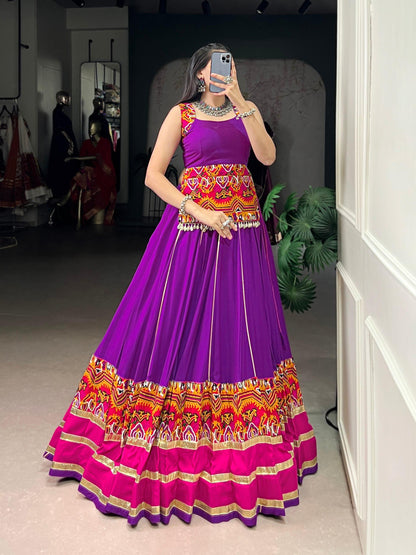 Purple Festive Lehenga Choli