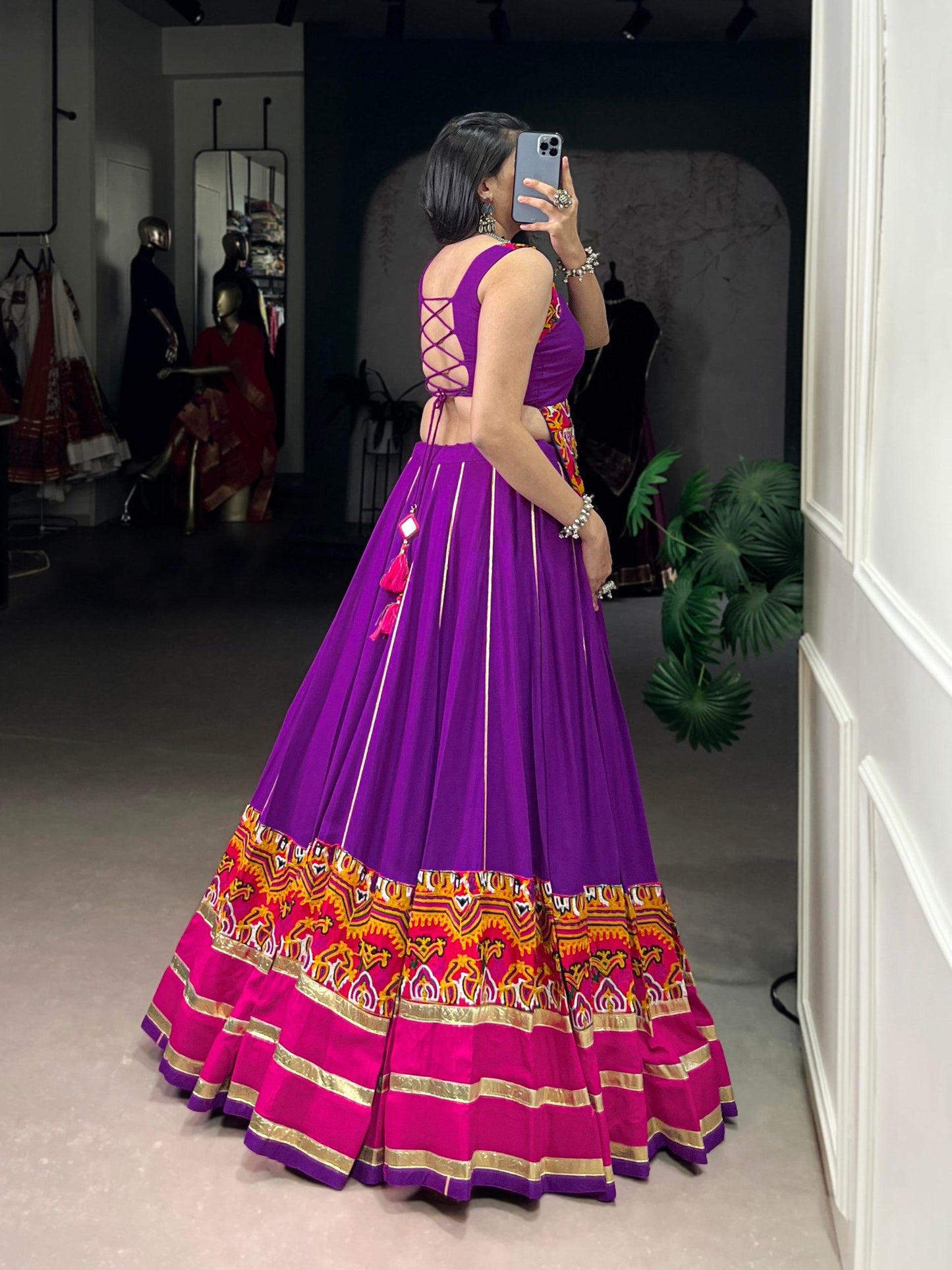 Purple Festive Lehenga Choli
