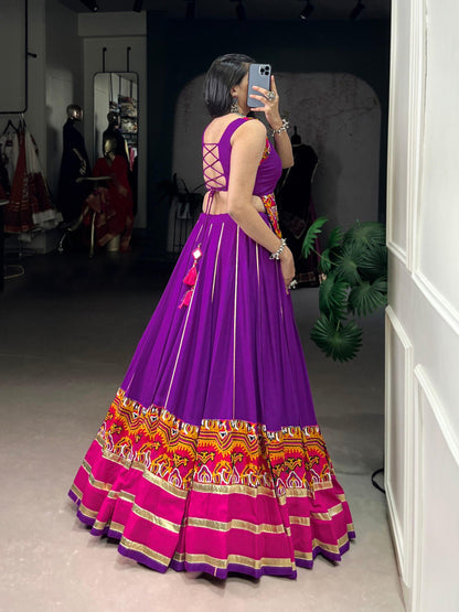 Purple Festive Lehenga Choli
