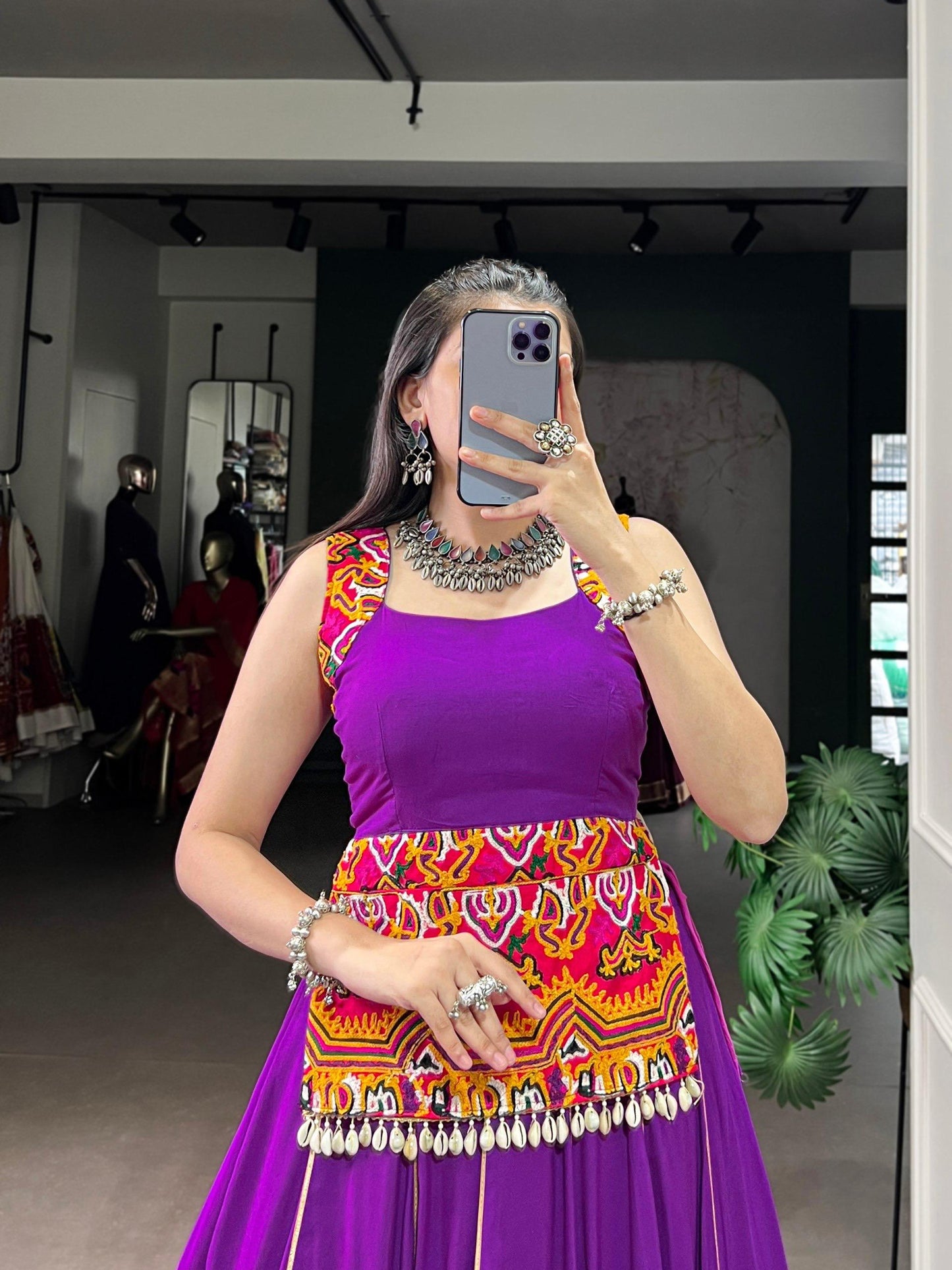 Purple Festive Lehenga Choli