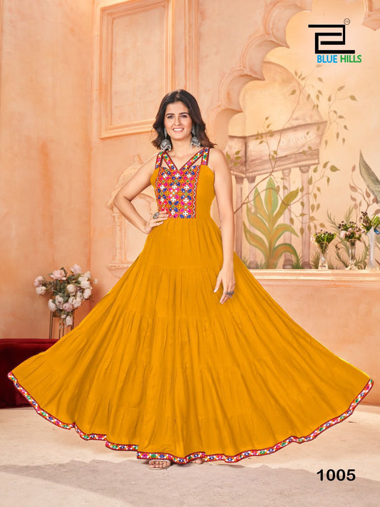 Yellow Gorgeous Gamthi Gown