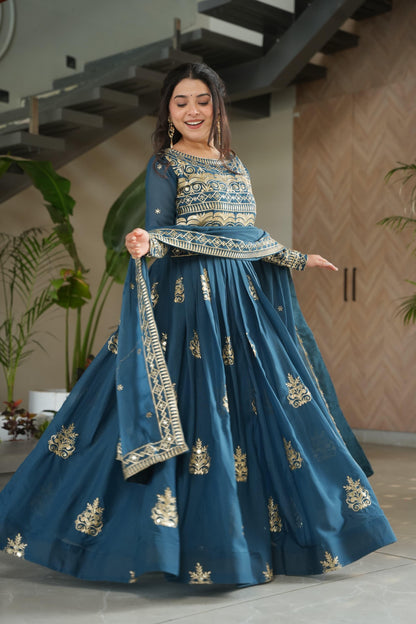 Rama Chinon Stylest Stitched Gown