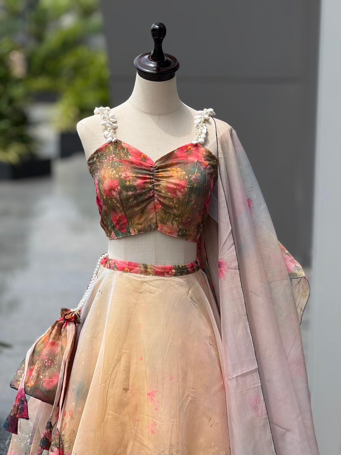 Organza Digital Printed Indo wstern