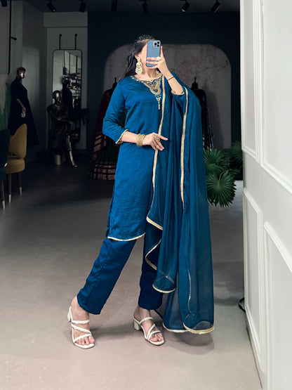 Rama Vichitra Silk Top & Pant