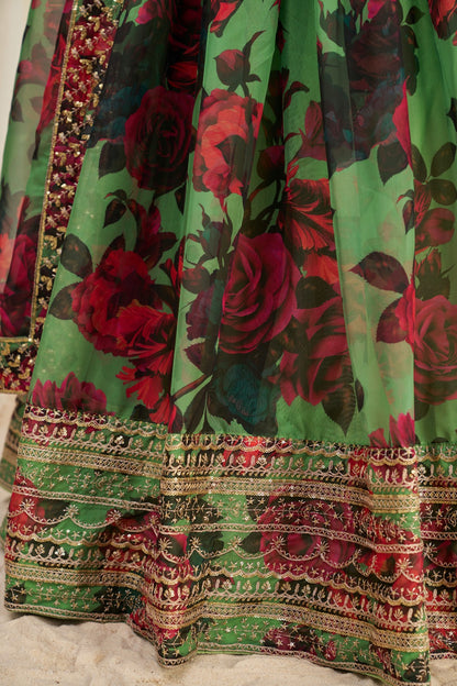 Colourfull Gracefully Designed Wedding Lehenga