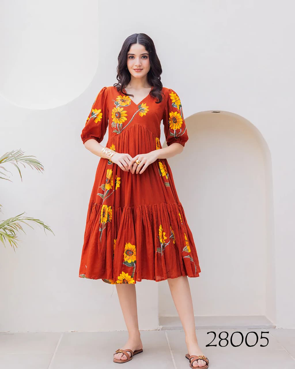 Red Premium Fully Stitched Short Dress