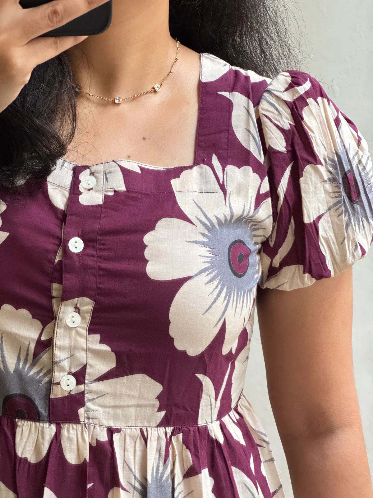 Onion Soft Cotton Short Sleeve Casual Dress