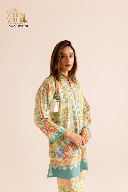 Multicoloured Premium Crafted Stylish Cord Set