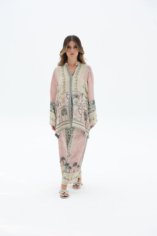 Premium Pastel Printed Co-Ord Set