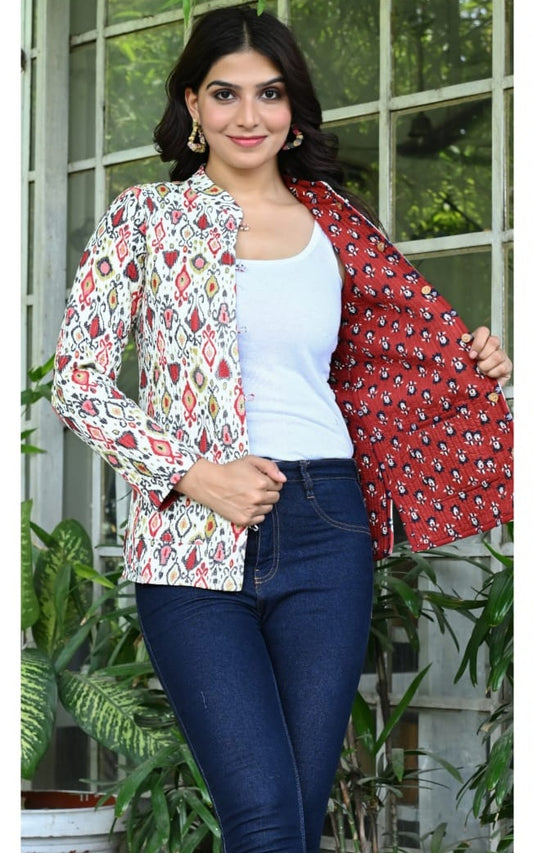 Stylish Reversible Printed Jacket
