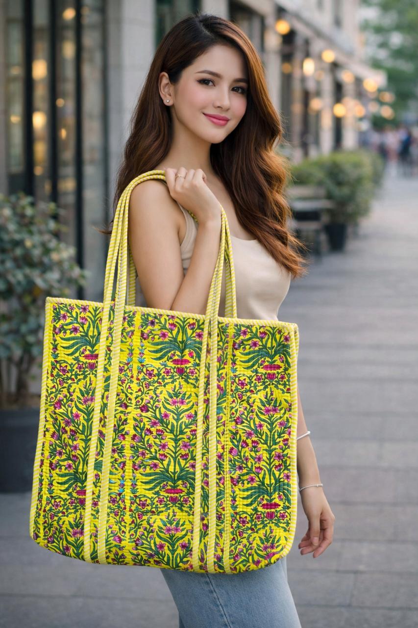 Premium Yellow Tote Bag