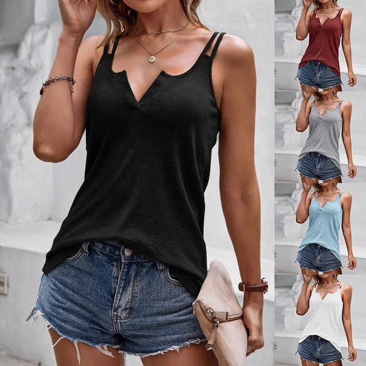 V-Neck Spaghetti Strap Top