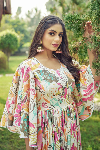 Premium Rayon Gown Designe