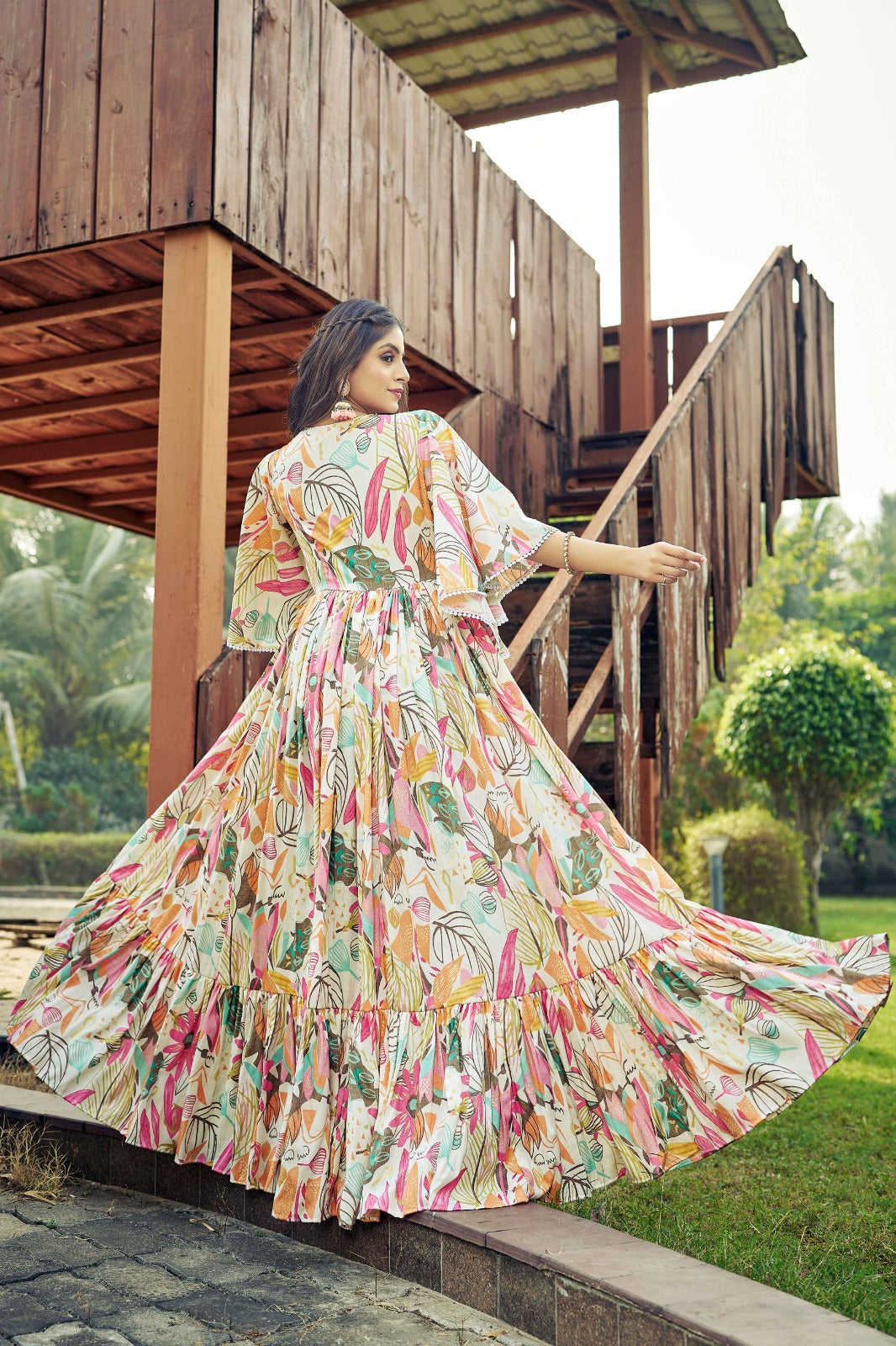 Premium Rayon Gown Designe