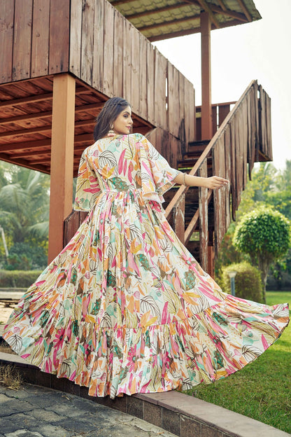 Premium Rayon Gown Designe