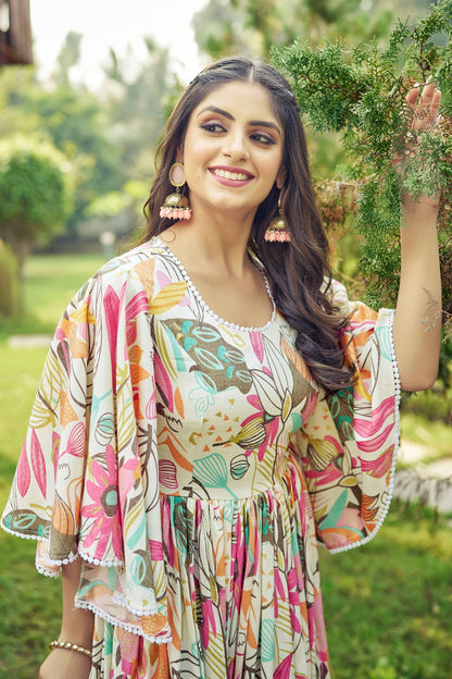 Premium Rayon Gown Designe