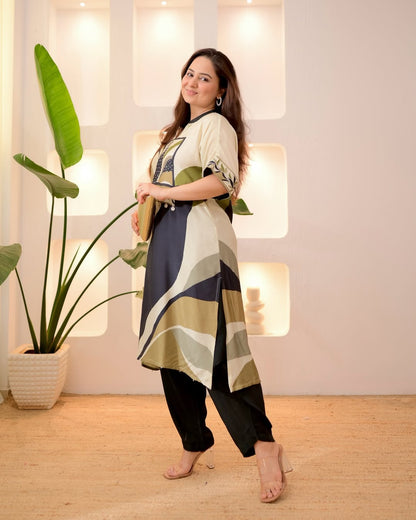 Modern Prints Trendy Kurti