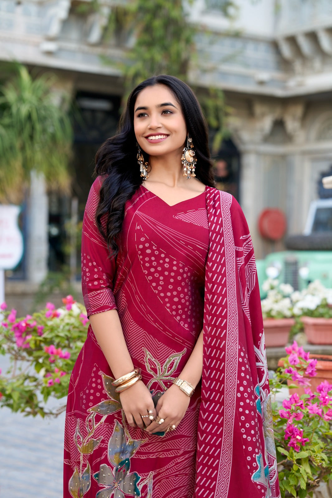 Pink Premium Salwar Suits