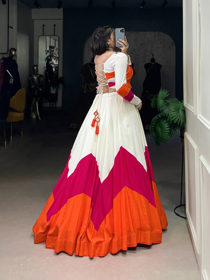 White Classic Finishing Lehenga