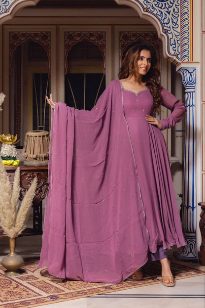 Onion Trending Royal Look Anarkali Suit