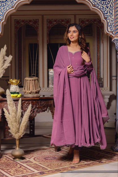 Onion Trending Royal Look Anarkali Suit