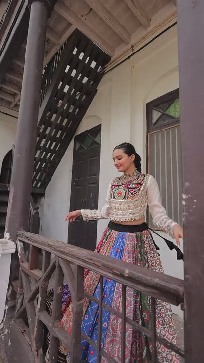 Multicolor Exclusive  Cotton Lehenga